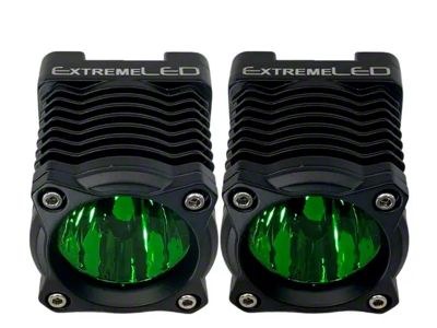 Extreme LED Extreme Stackerz 2-Inch Modular Green LED Light; Spot Beam (Universal; Some Adaptation May Be Required)