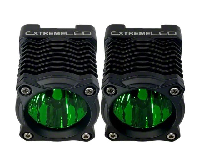 Extreme LED Extreme Stackerz 2-Inch Modular Green LED Light; Spot Beam (Universal; Some Adaptation May Be Required)