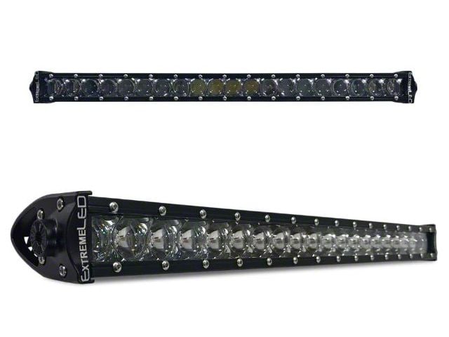Extreme LED 20-Inch Extreme Single Row Straight LED Light Bar; Spot Beam (Universal; Some Adaptation May Be Required)