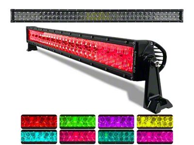 Extreme LED 40-Inch Extreme Series Dual Row RGB LED Light Bar with Harness; Combo Beam (Universal; Some Adaptation May Be Required)