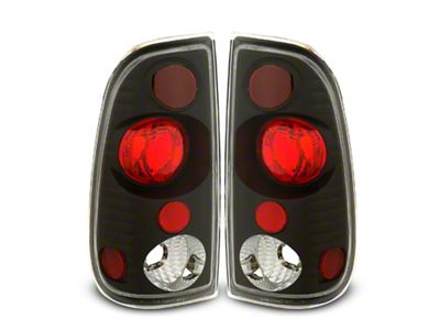 Raxiom Axial Series Version 2 Tail Lights; Black Housing; Red/Clear Lens (97-03 F-150 Styleside)