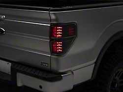 Raxiom LED Tail Lights; Black Housing; Clear Lens (09-14 F-150 Styleside)