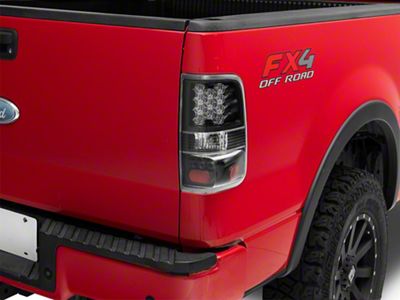 Raxiom LED Tail Lights; Black Housing; Clear Lens (04-08 F-150 Styleside)