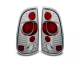 Raxiom Axial Series Version 2 Tail Lights; Chrome Housing; Red/Clear Lens (97-03 F-150 Styleside)