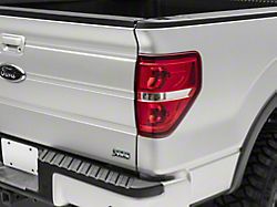 Raxiom Tail Lights; Chrome Housing; Red/Clear Lens (09-14 F-150 Styleside)