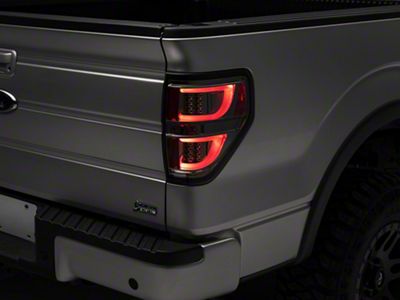 Raxiom G2 LED Tail Lights; Chrome Housing; Smoked Lens (09-14 F-150 Styleside)