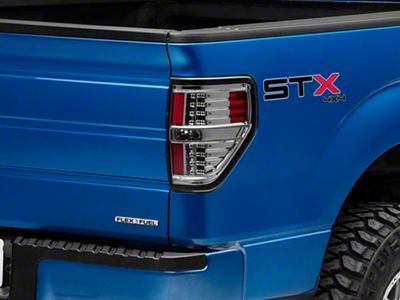 Raxiom LED Tail Lights; Black Housing; Smoked Lens (09-14 F-150 Styleside)