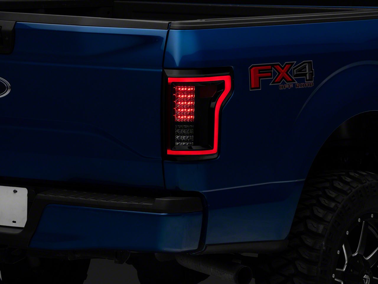 Ford F150 2015-2017 Smoked Full LED Tail Lights | A132133S109