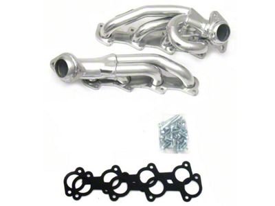 JBA 1-1/2-Inch Shorty Headers; Silver Ceramic (04-08 4.6L F-150)