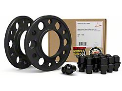 1/2-Inch Billet Aluminum 6-Lug Wheel Spacers and 7/8-Inch ET Acorn Black Lug Nut Kit (15-25 F-150)