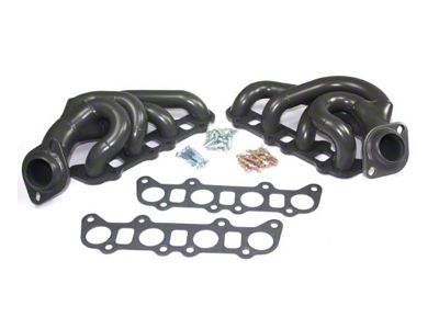 JBA 1-3/4-Inch Shorty Headers; Titanium Ceramic (15-20 5.0L F-150)