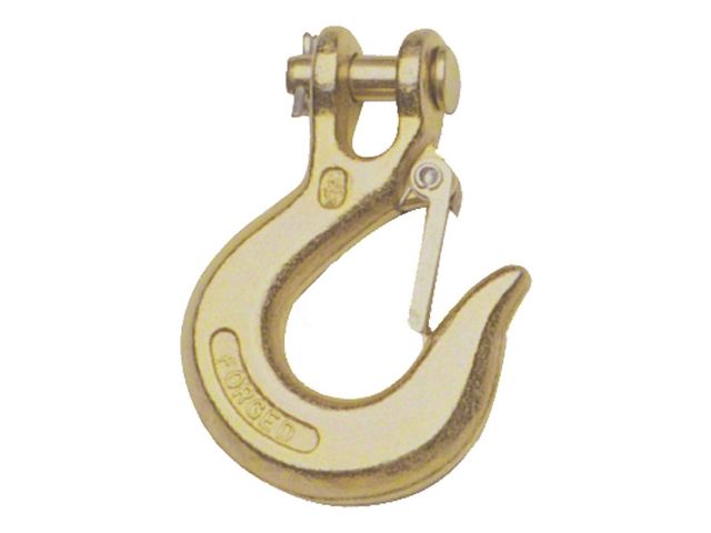 1/4-Inch Safety Latch Clevis Hook; 7,800 lb.