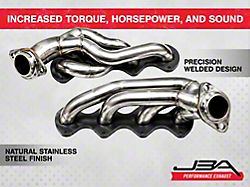 JBA 1-5/8-Inch Shorty Headers; Natural (04-10 5.4L 3V F-150)