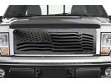 1-Piece Steel Upper Grille Insert; American Flag (09-14 F-150, Excluding Raptor & 09-12 King Ranch, Lariat)