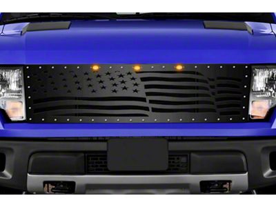 1-Piece Steel Upper Replacement Grille; America Wave (10-14 F-150 Raptor)