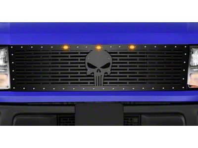 1-Piece Steel Upper Replacement Grille; Punisher (10-14 F-150 Raptor)