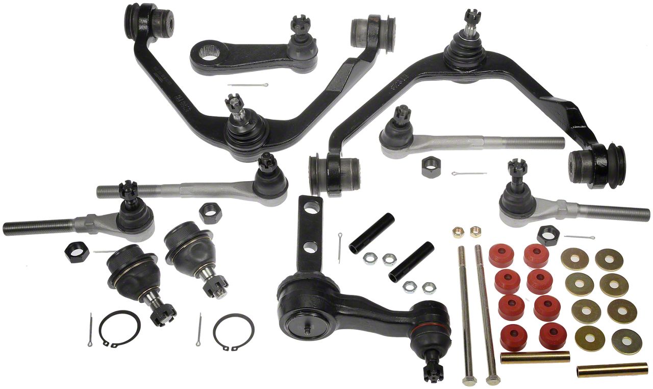 thumbnail interactive-video image 1 of 12pc Front End Steering & Suspension Kit For Ford F150 F250 Expedition Navigator 1 of 4