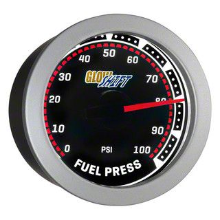 100 PSI Fuel Pressure Gauge; Tinted (Universal; Some Adaptation May Be Required)