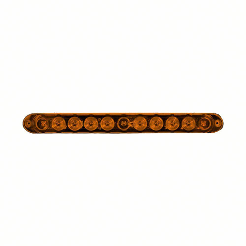 15-Inch Mini LED Tailgate Bar; Amber (Universal; Some Adaptation May Be Required)