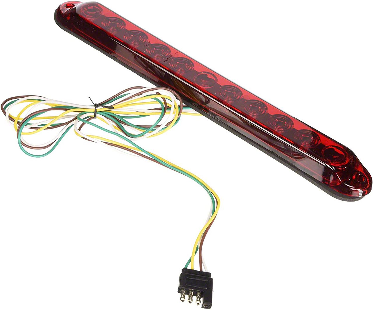 15-Inch Mini LED Tailgate Bar; Red (Universal; Some Adaptation May Be Required)