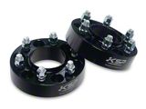 1.50-Inch Hubcentric Pro Billet Wheel Spacers; Black (15-25 F-150)