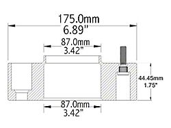 1.75-Inch Billet Aluminum Hubcentric 6-Lug Wheel Spacers (04-14 F-150)