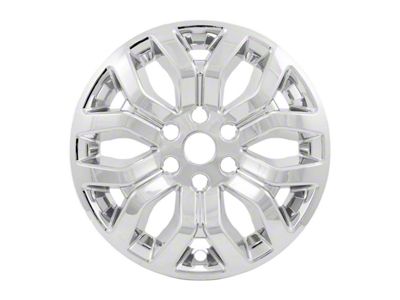 18-Inch Wheel Covers; Chrome (21-25 F-150 Lariat, King Ranch)