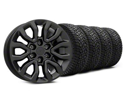 18x9 Raptor Style & 35in Gladiator All-Terrain X-Comp A/T Tire Package (09-14 F-150)