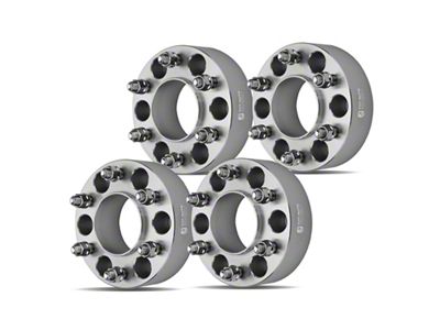 2-Inch 6-Lug Wheel Spacers; Silver; Set of Four (04-14 F-150)