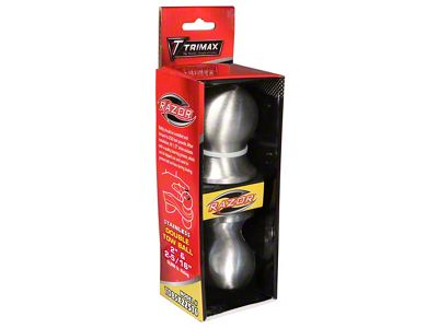 2-Inch Female and 2-5/16-Inch Male Stainless Double Tow Ball