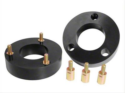 2-Inch Front Coil Spring Lift Kit; Black (09-25 F-150, Excluding Raptor)