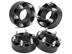 2-Inch Hubcentric Pro Billet Wheel Spacers; Black (15-25 F-150)