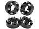 2-Inch Hubcentric Pro Billet Wheel Spacers; Black (15-24 F-150)