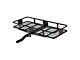 2-Inch Receiver Hitch Basket-Style Cargo Carrier; Folding Shank; 60-Inch x 24-Inch (Universal; Some Adaptation May Be Required)