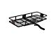 2-Inch Receiver Hitch Basket-Style Cargo Carrier; Folding Shank; 60-Inch x 24-Inch (Universal; Some Adaptation May Be Required)
