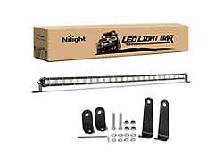 25-Inch Ultra-Slim Single Row LED Light Bar; Flood/Spot Combo (Universal; Some Adaptation May Be Required)