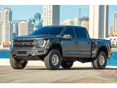 2.50-Inch Bulge Fenders with Fender Liners; Fiberglass (21-25 F-150 Raptor)