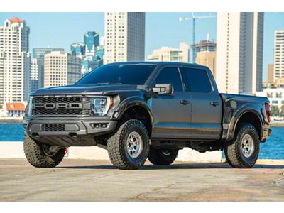 2.50-Inch Bulge Fenders with Fender Liners; Fiberglass (21-24 F-150 Raptor)