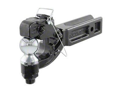 2.50-Inch Receiver Hitch Ball and Pintle Combo with 2-5/16-Inch Ball (Universal; Some Adaptation May Be Required)