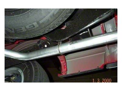 2.50-Inch Stainless Dual Exhaust System with HVS Welded Muffler; Rear Exit (04-08 5.4L F-150)