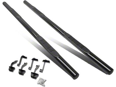 3-Inch Nerf Side Step Bars; Black (15-25 F-150 SuperCrew)