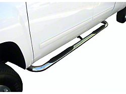 3-Inch Round Side Step Bars; Stainless Steel (97-03 F-150 SuperCab)