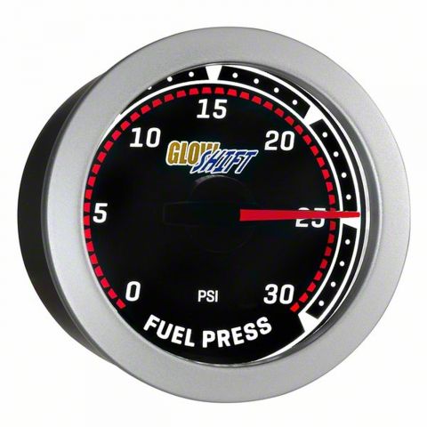 30 PSI Fuel Pressure Gauge; Tinted (Universal; Some Adaptation May Be Required)