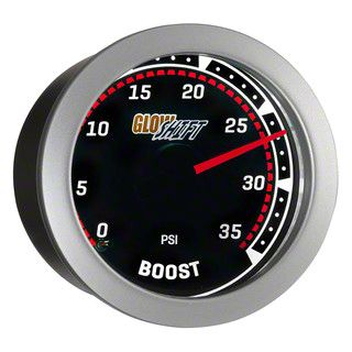 35 PSI Boost Gauge; Tinted (Universal; Some Adaptation May Be Required)