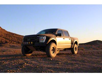 4-Inch Bulge Fenders; Fiberglass (21-25 F-150, Excluding Raptor)