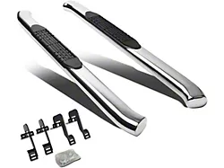 4-Inch Nerf Side Step Bars; Stainless Steel (04-14 F-150 Regular Cab)