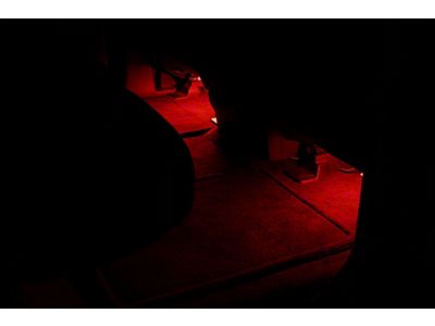 4-LED Footwell Lighting Kit; Red (09-24 F-150)