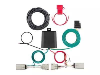 4-Way Flat Output Hitch Wiring Harness (21-25 F-150 w/ Factory LED Tail Lights, Backup Sensors & Onboard Scale)