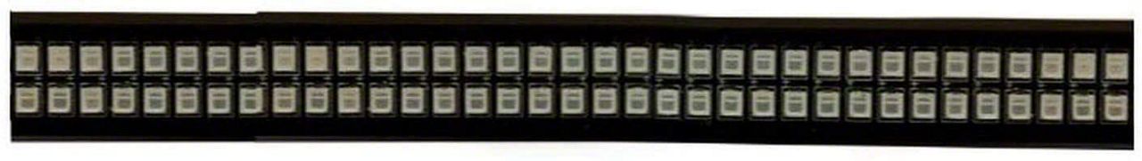 49-Inch Dual Row LED Tailgate Bar with Amber Turn Signals (Universal; Some Adaptation May Be Required)