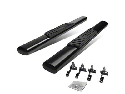 5-Inch Nerf Side Step Bars; Black (15-25 F-150 Regular Cab)